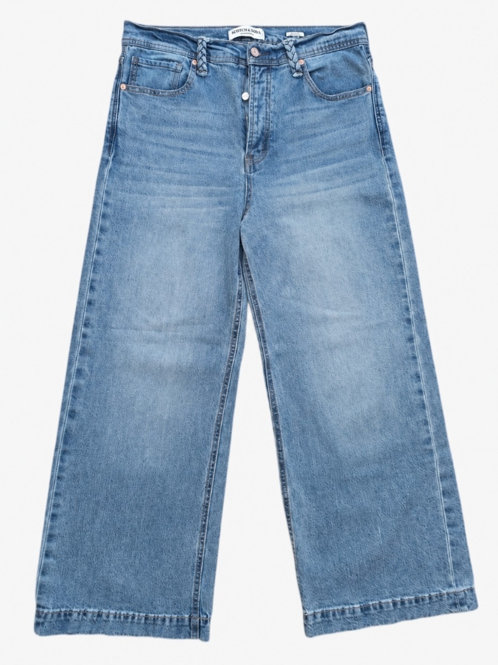 Scotch & Soda The Wave La Vague High Rise Wide Leg Jeans 10/30
